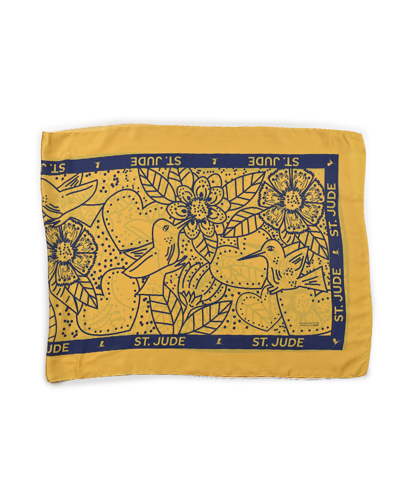 Primary image Hummingbird Garden Scarf – Yellow